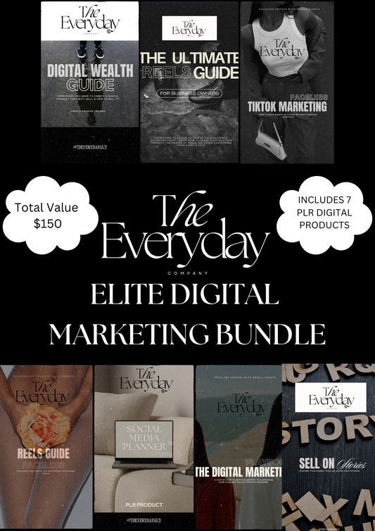 The Everyday Elite Digital Wealth-PLR BUNDLE